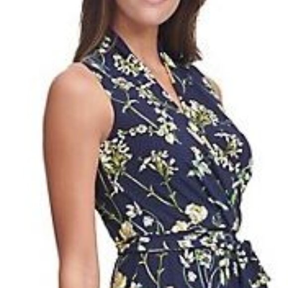 Tommy Hilfiger Navy Floral Dress - Picture 3 of 7